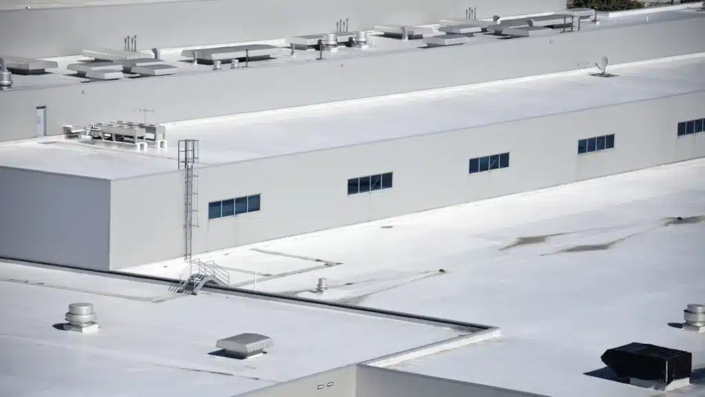 PVC Commercial Flat Roofing Schoenherr Roofing MI
