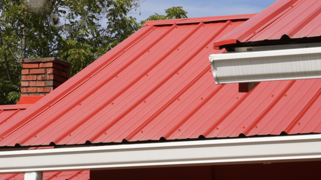 Red Metal Farm House Roof Schoenherr Roofing