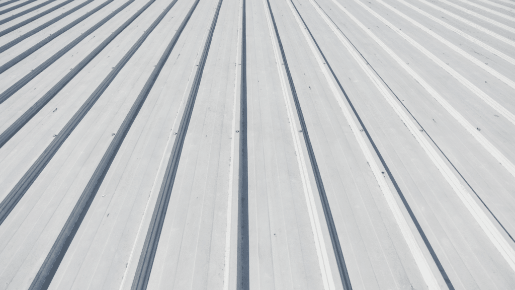 Metal Standing Seam Flat Roof Materials Home and Business Schoenherr Roofing Michigan