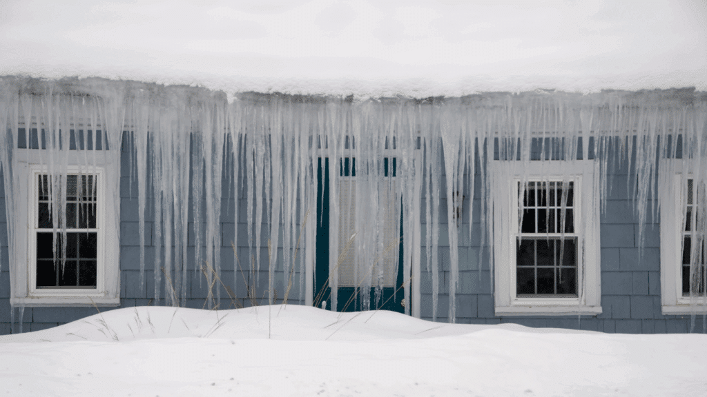 Residential Home Preventing & Repairing Ice Dams Schoenherr Roofing Michigan