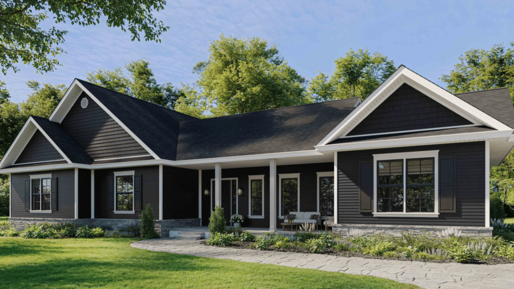 Royal Exterior Portfolio Siding Schoenherr Roofing Siding MI Midnight Black