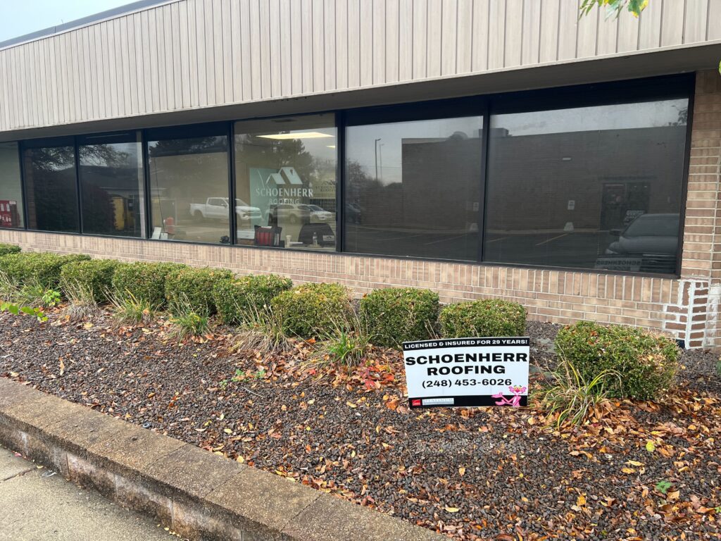 Schoenherr Roofing Office in Sterling Heights